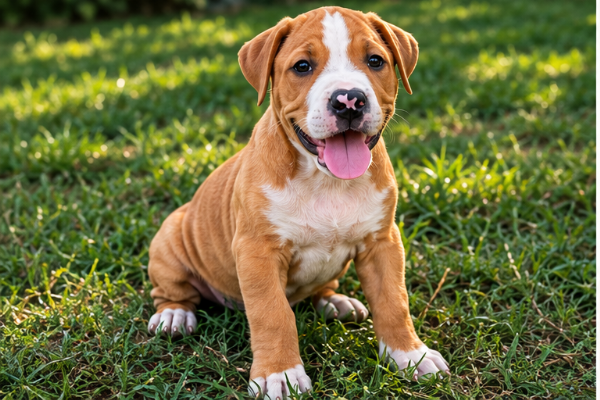 2 cuccioli amstaff - arancio/bianco - nati il 07.06.2026 | Foto 1